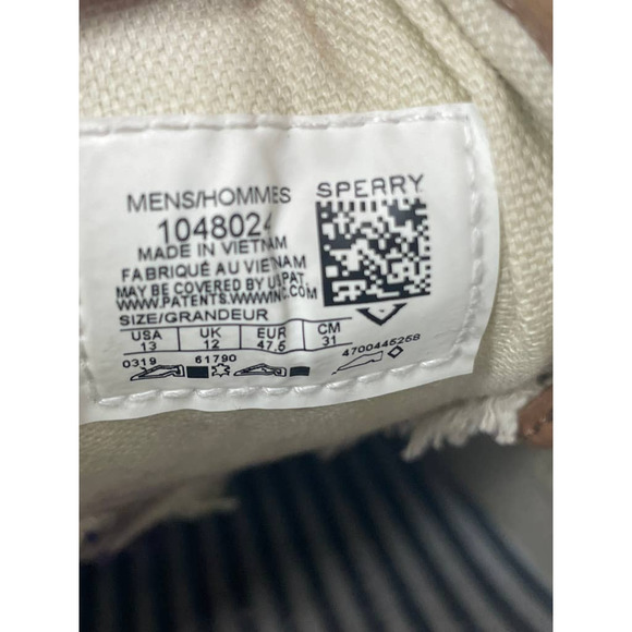 Sperry Top Sider Men's Chambray Lace Up Sneaker Shoes 13 - Picture 9 of 9